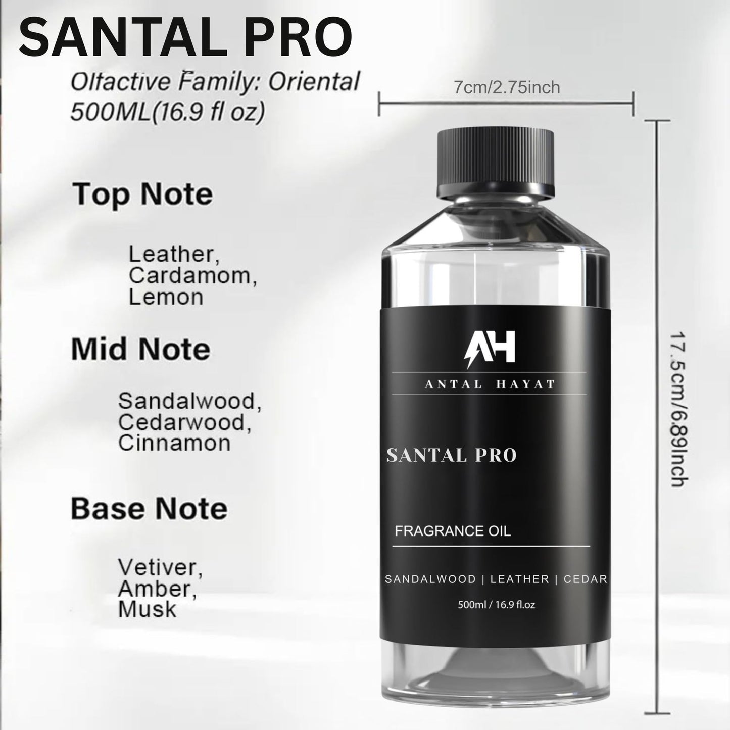 Santal Diffuser Oil 500mL – Luxury Hotel Inspired Fragrance