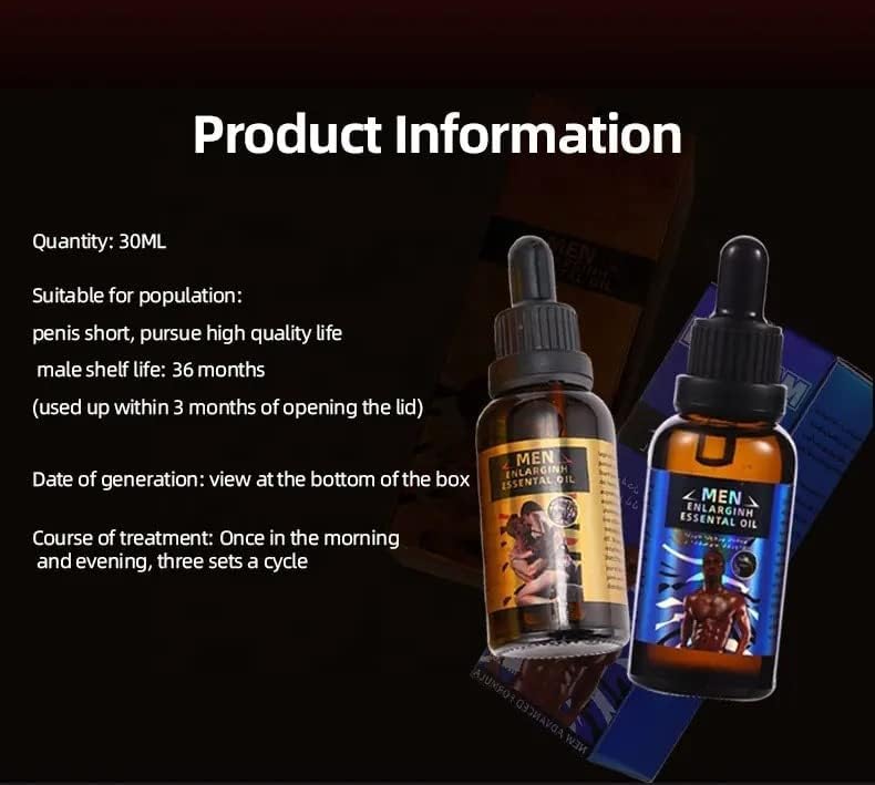 Men Massage Oil for Sex - Hotiary Sexual Enhancement for Endurance and Performance
