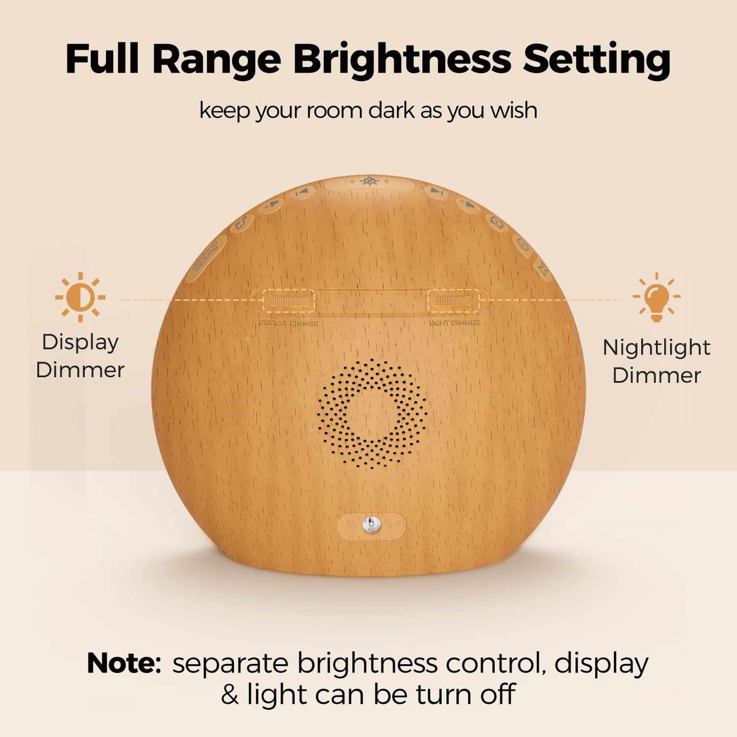 HOUSBAY Sunrise Alarm Clock – Gentle Sunrise, Sleep Sounds & Dimmable Night Light