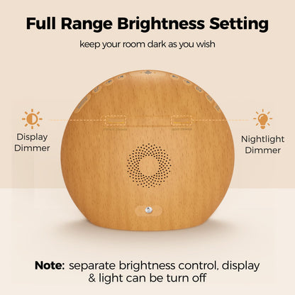 HOUSBAY Sunrise Alarm Clock – Gentle Sunrise, Sleep Sounds & Dimmable Night Light