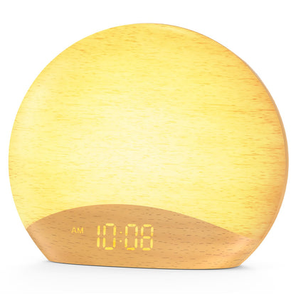HOUSBAY Sunrise Alarm Clock – Gentle Sunrise, Sleep Sounds & Dimmable Night Light
