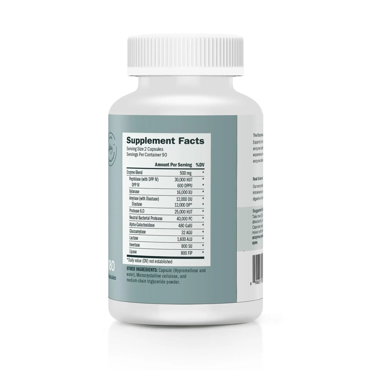 Houston Enzymes TriEnza - Digestive Enzyme Supplement for Gluten, Casein, Soy, Carbs & Fats | 180 Chewable Tablets BritishVita | Premium UK Vitamins & Wellness Supplements