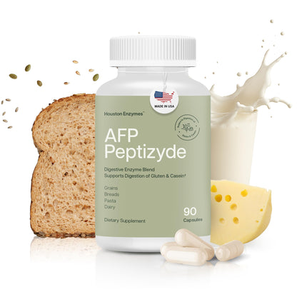 Houston Enzymes AFP Peptizyde – Protein Digestive Enzymes (90 Capsules)