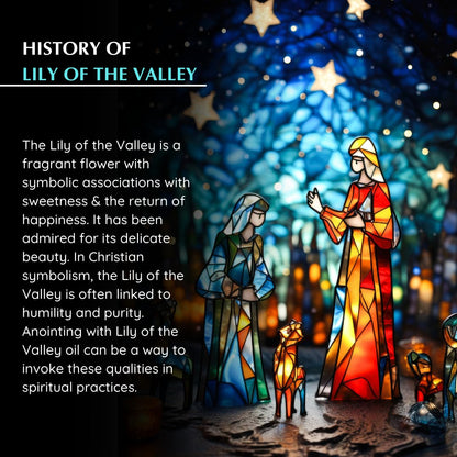 Lily of the Valley Anointing Oil 9ml | Jerusalem Olive Oil with Biblical Spices