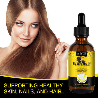 Black Seed Oil Organic Cold Pressed - 2% Thymoquinone | Turkish Nigella Sativa 60ml