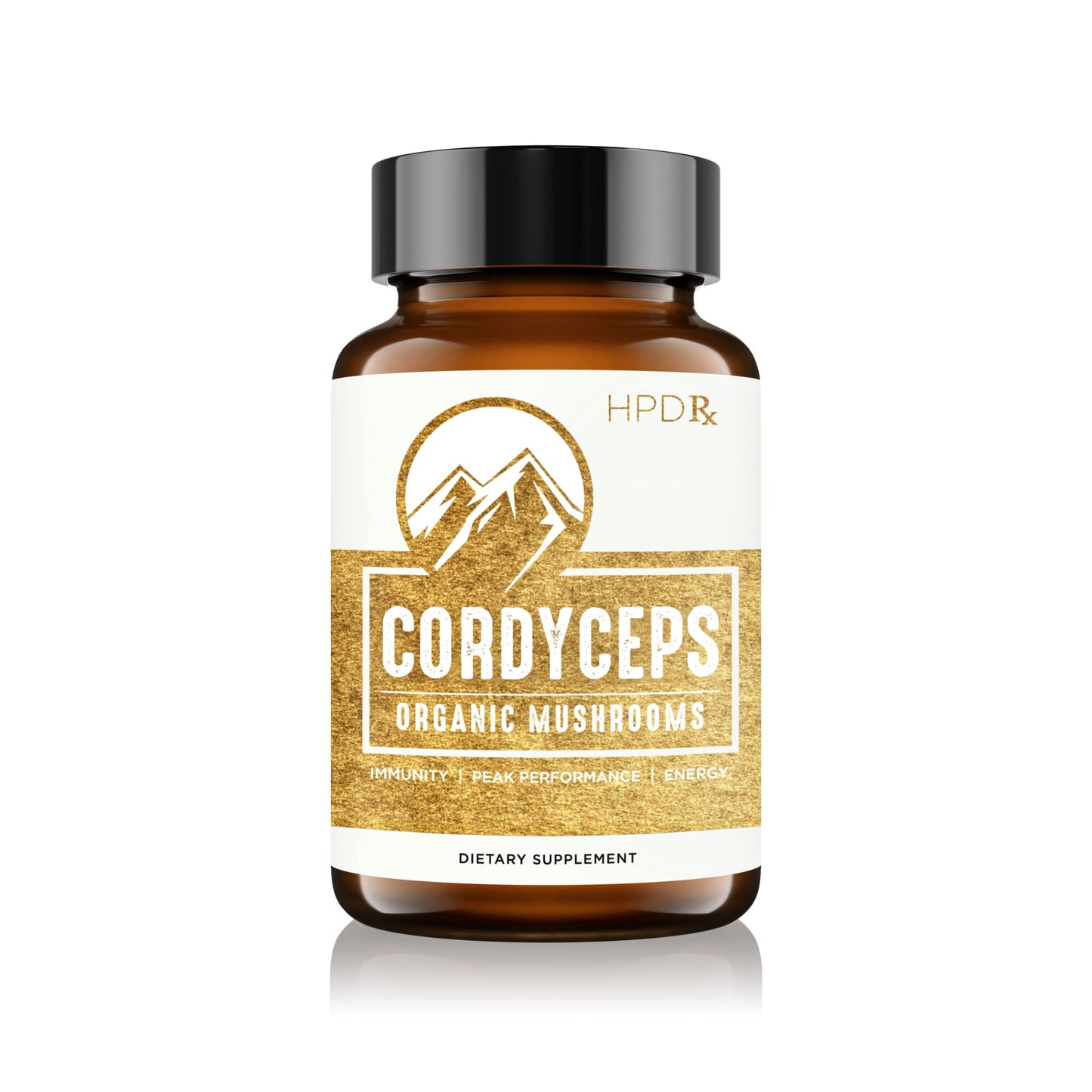 HPD Rx Organic Cordyceps – Energy, Endurance & Immunity | 2250 mg, 120 Capsules