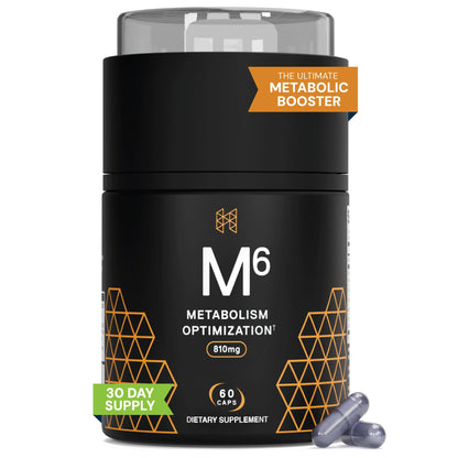 HPN M(6) Metabolism Booster – Fat Burner for Weight Loss | 60 Capsules | Vegan