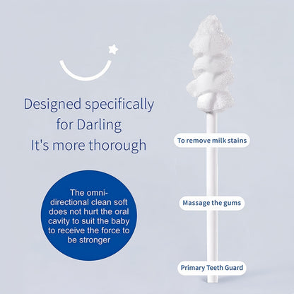 Hranio Baby Toothbrush 0-36 Months | Infant Toothbrush & Tongue Cleaner