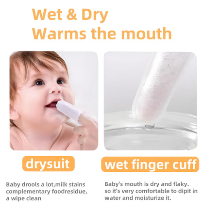 Hranio Finger Toothbrush & Tongue Cleaner for Babies 0-36 Months – 32Pcs
