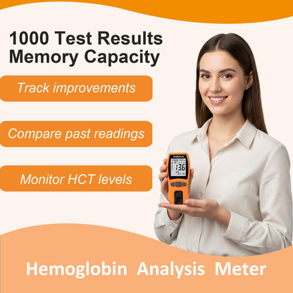 HSBHM-202 Siphon Method Hemoglobin Analyzer – Fast Home Hb Testing Kit