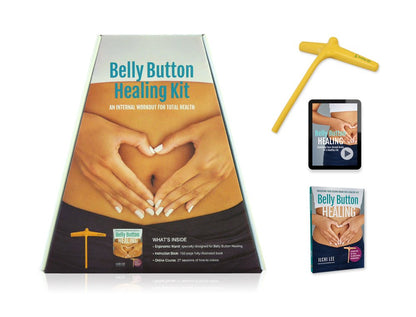 HSP Belly Button Healing Kit – Self-Acupressure Wand for Stress Relief, Gut Health & Energy