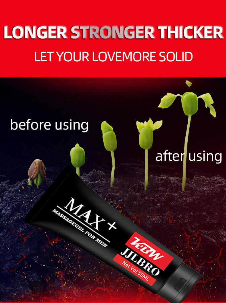 Huge Max+ XXXL Massage Gel for Men – Size, Thickness & Performance
