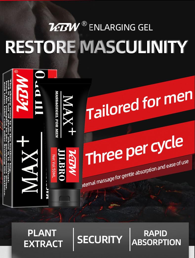 Huge Max+ XXXL Massage Gel for Men – Size, Thickness & Performance