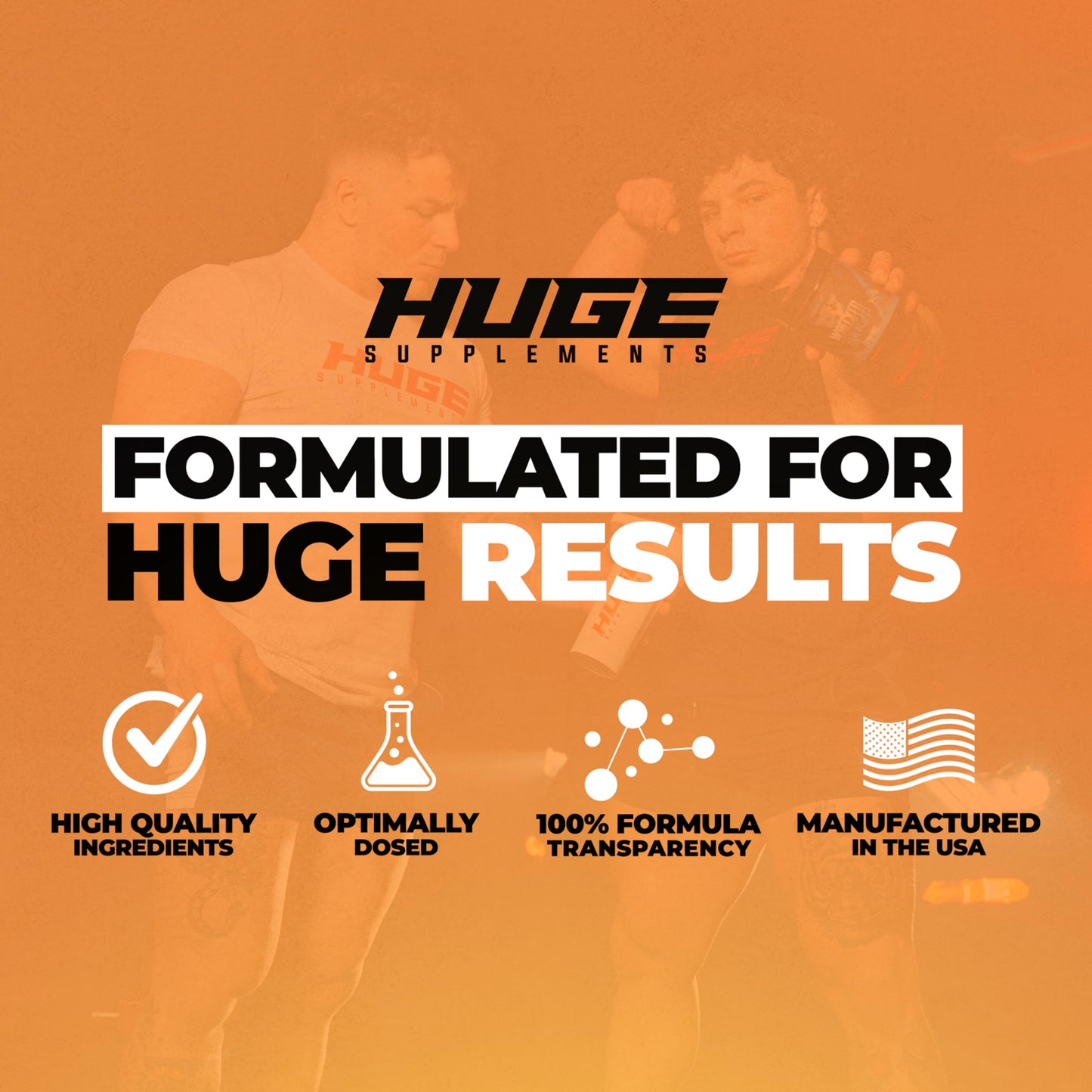 Huge Multi | Men's Multivitamin for Athletes & Bodybuilders – High-Performance All-In-One Formula (120 Capsules)