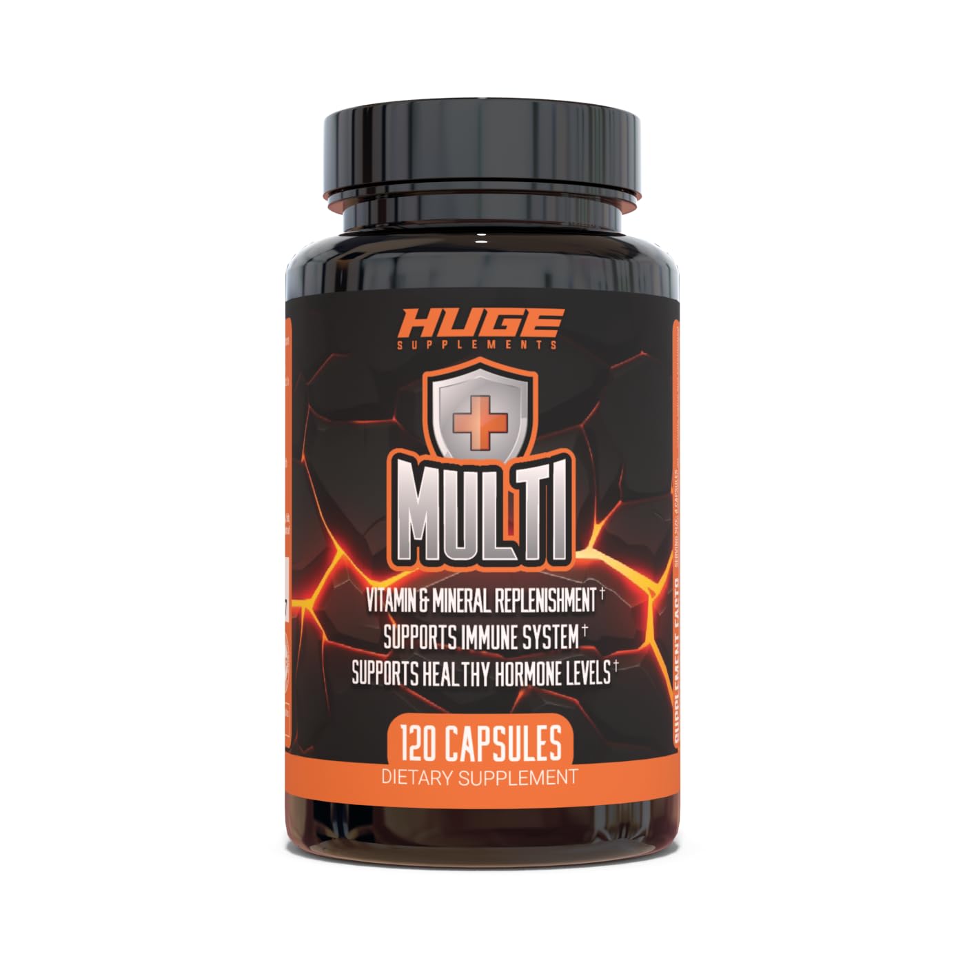 Huge Multi | Men's Multivitamin for Athletes & Bodybuilders – High-Performance All-In-One Formula (120 Capsules)