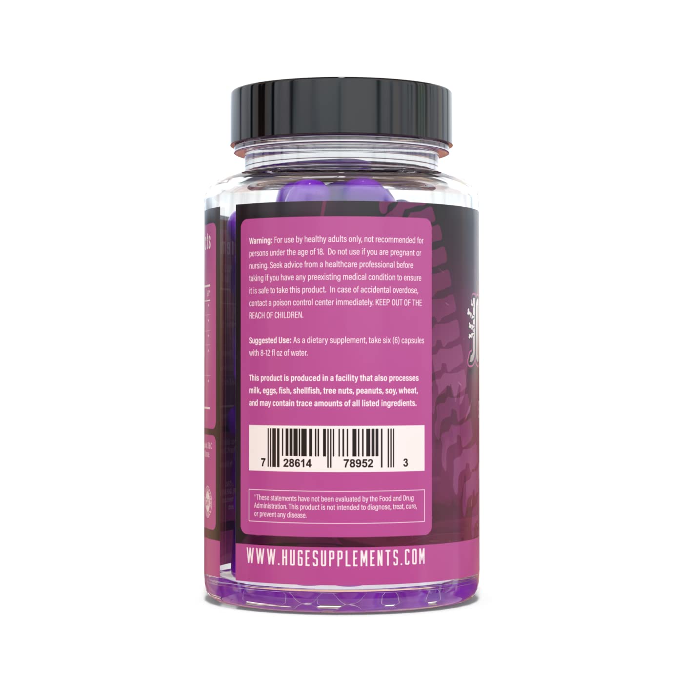Huge Supplements Joint Support – Science-Backed Formula for Joint Comfort (Glucosamine, MSM, Chondroitin, Boswellia) – 30 Servings