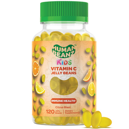Human Beanz Vitamin C Jelly Beans for Kids | Immune Support, Vegetarian, Kosher