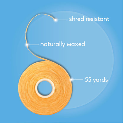 The Humble Co Cinnamon Dental Floss - 4-Pack | Vegan Expanding Floss, 220 Yards
