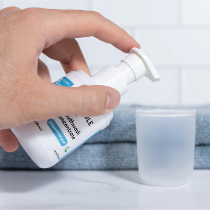 The Humble Co Mouthwash Concentrate - Fluoride Free & Travel Size Peppermint