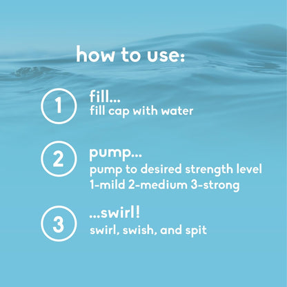 The Humble Co Mouthwash Concentrate - Fluoride Free & Travel Size Peppermint