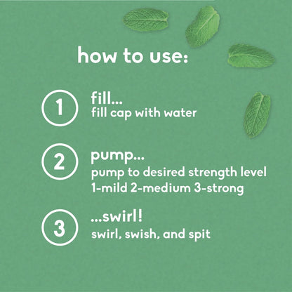 The Humble Co Mouthwash Concentrate – Fluoride Free Spearmint (Travel Size)