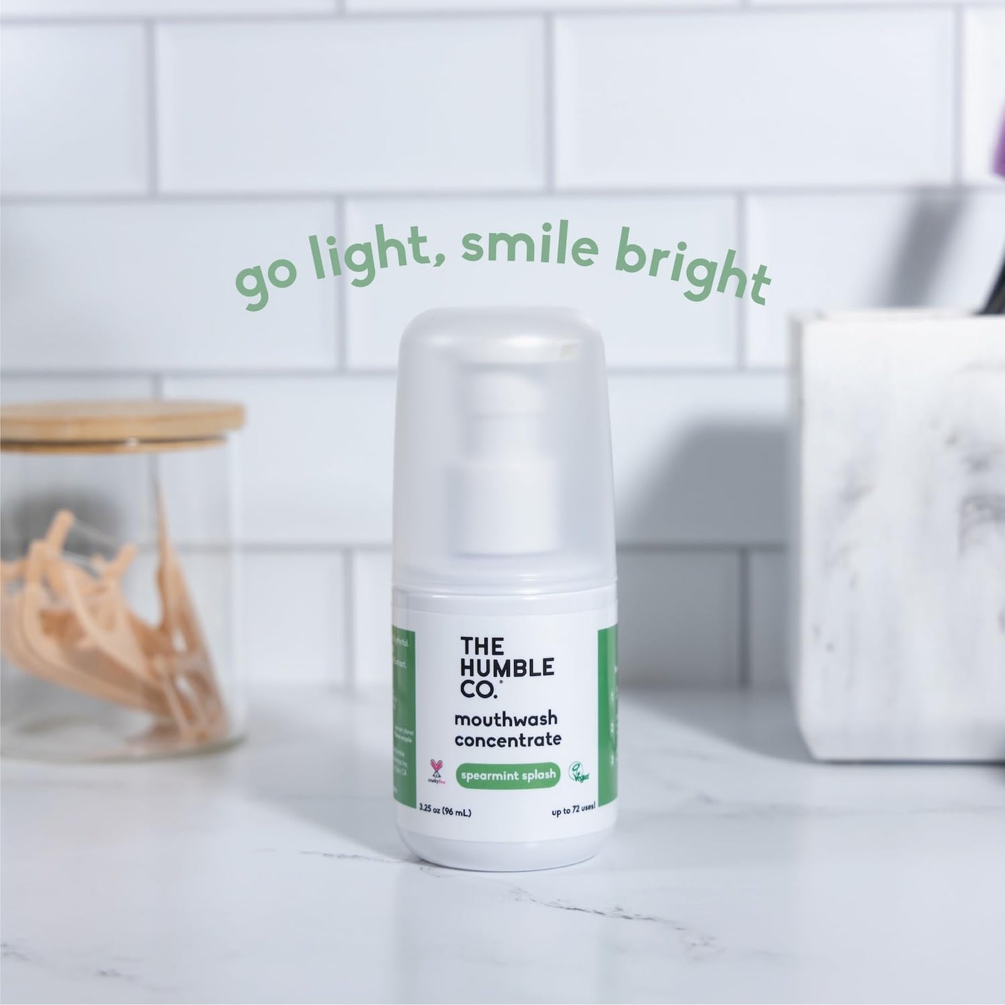The Humble Co Mouthwash Concentrate – Fluoride Free Spearmint (Travel Size)
