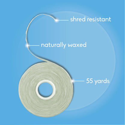The Humble Co Mint Dental Floss - 4-Pack, Vegan & Plastic-Free (220 Yards)