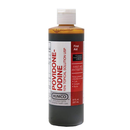 Humco 232516001 Povidone Iodine 10% Topical Solution – 16 oz