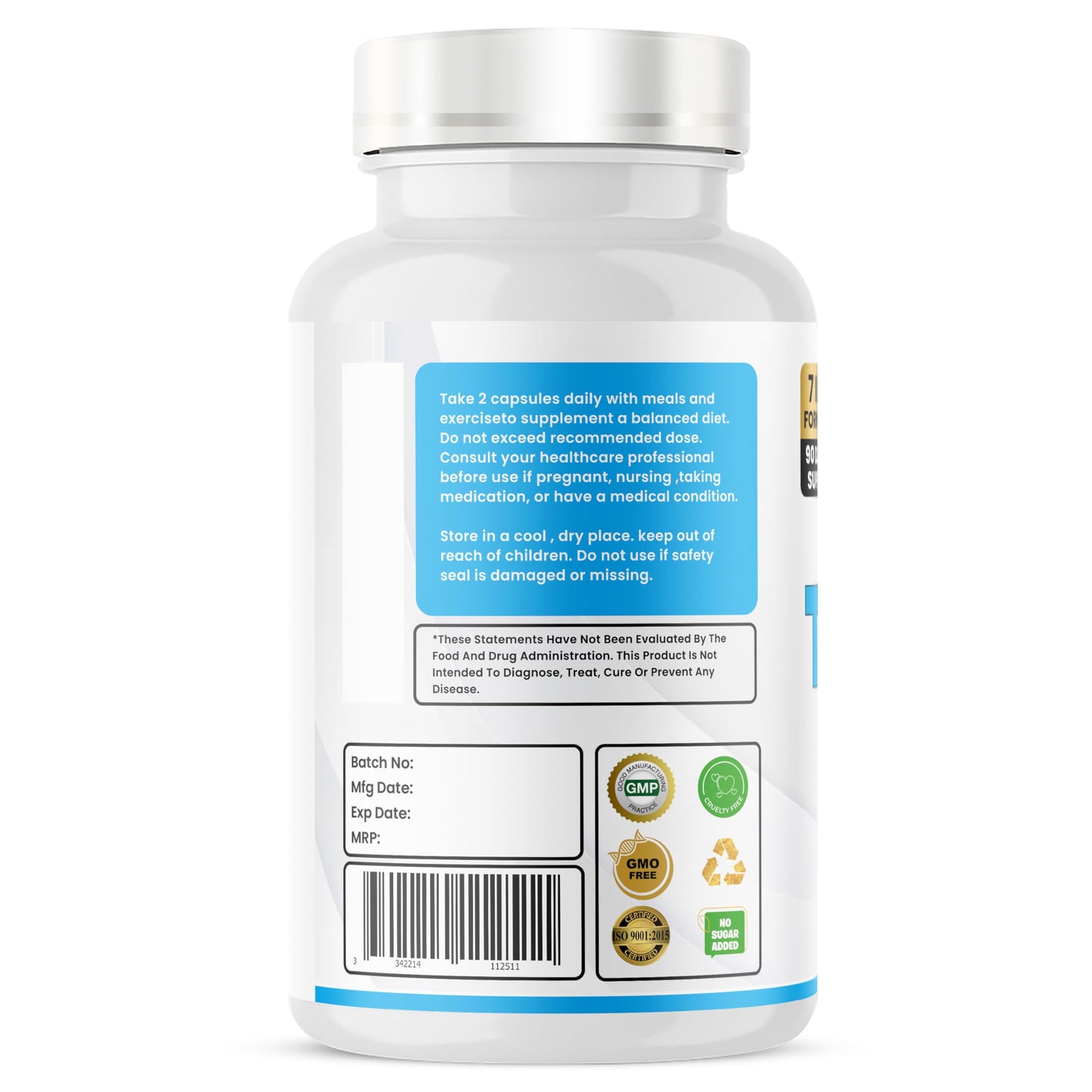 Humming Herbs TUDCA 7in1 Complex – Milk Thistle, L-Arginine, Ashwagandha (180 Capsules)