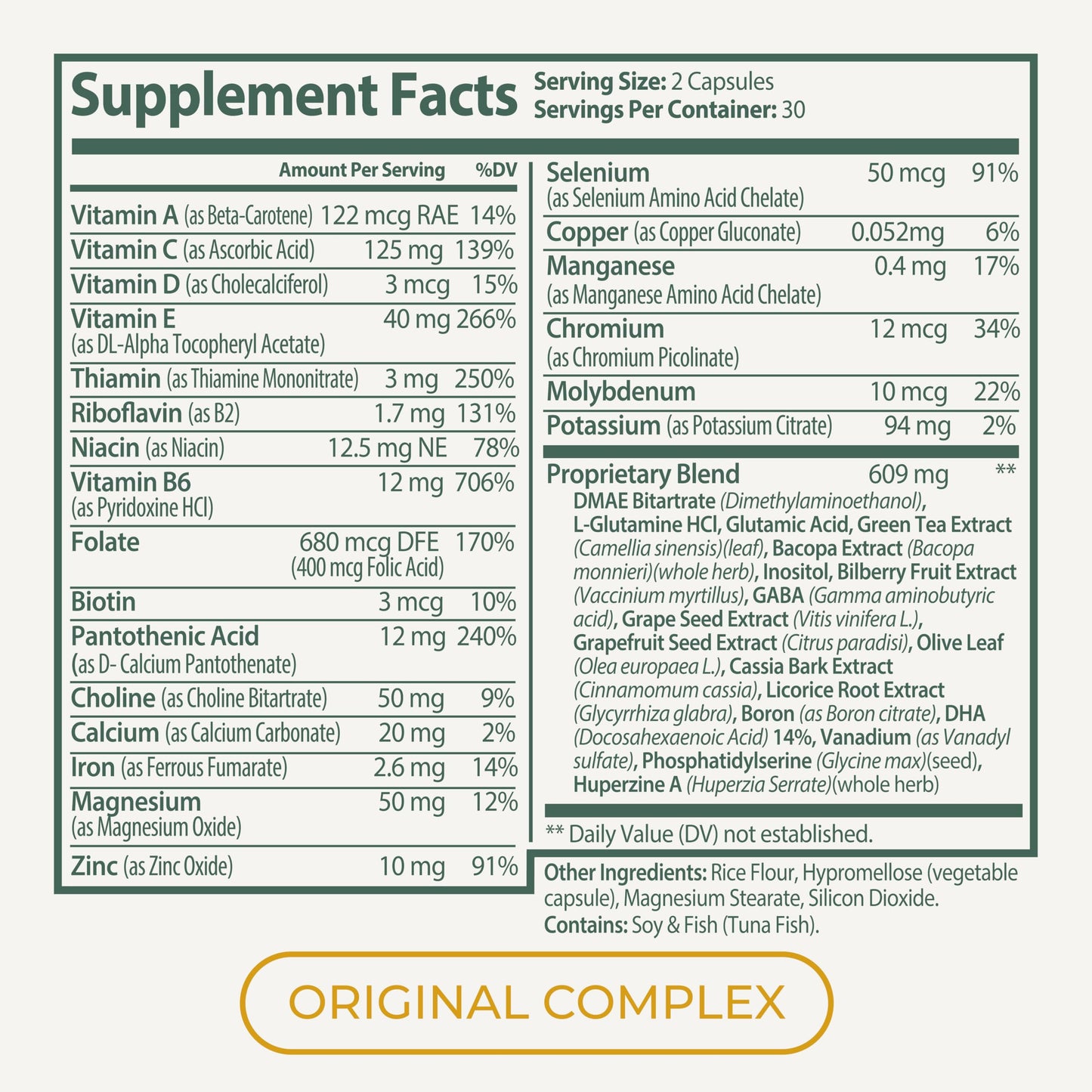 Brain Supplements for Memory & Focus – Bacopa, PS & Omega-3