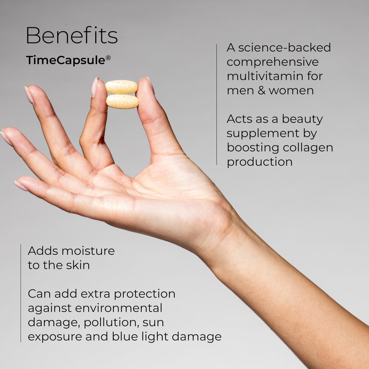 Hush & Hush TimeCapsule Multivitamin – Women’s & Men’s Clean Nutraceuticals (60 Tablets)