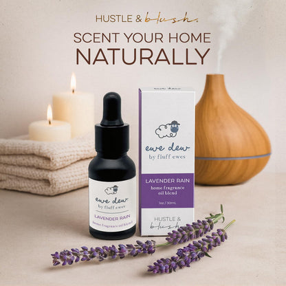 Hustle & Blush Lavender Rain Essential Oil Blend for Dryer Balls – 15ml