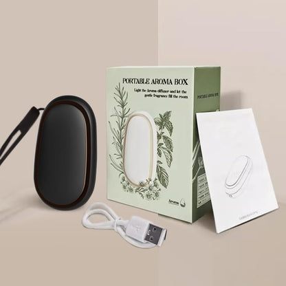 HUTIP Waterless Diffuser | Portable Mini Cordless Travel Essential Oil Diffuser