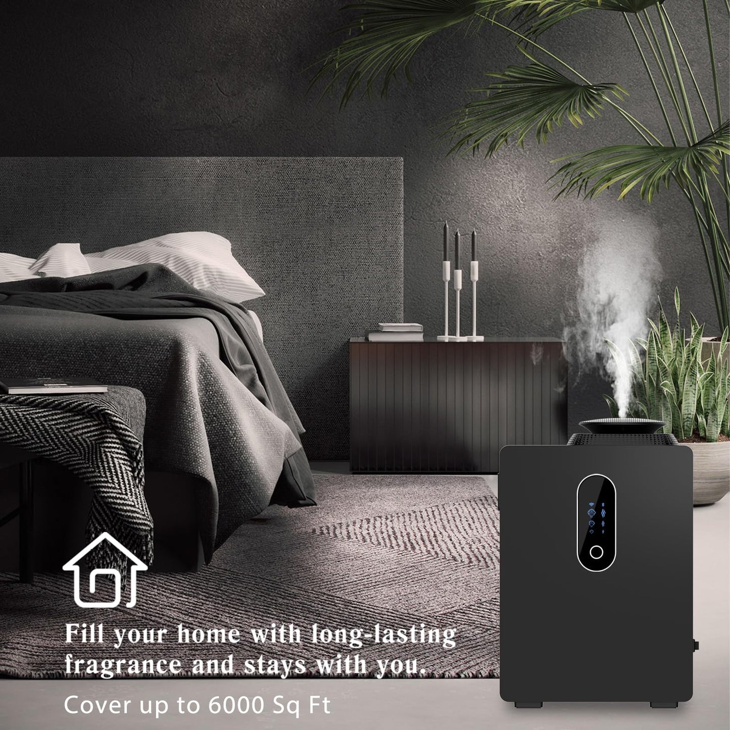 2025 Upgraded HVAC Scent Diffuser with WiFi Control — 6000 Sq Ft Coverage, 1000ml Tank