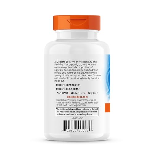 Doctor's Best Hyaluronic Acid with Chondroitin Sulfate featuring BioCell Collagen - Joint Support