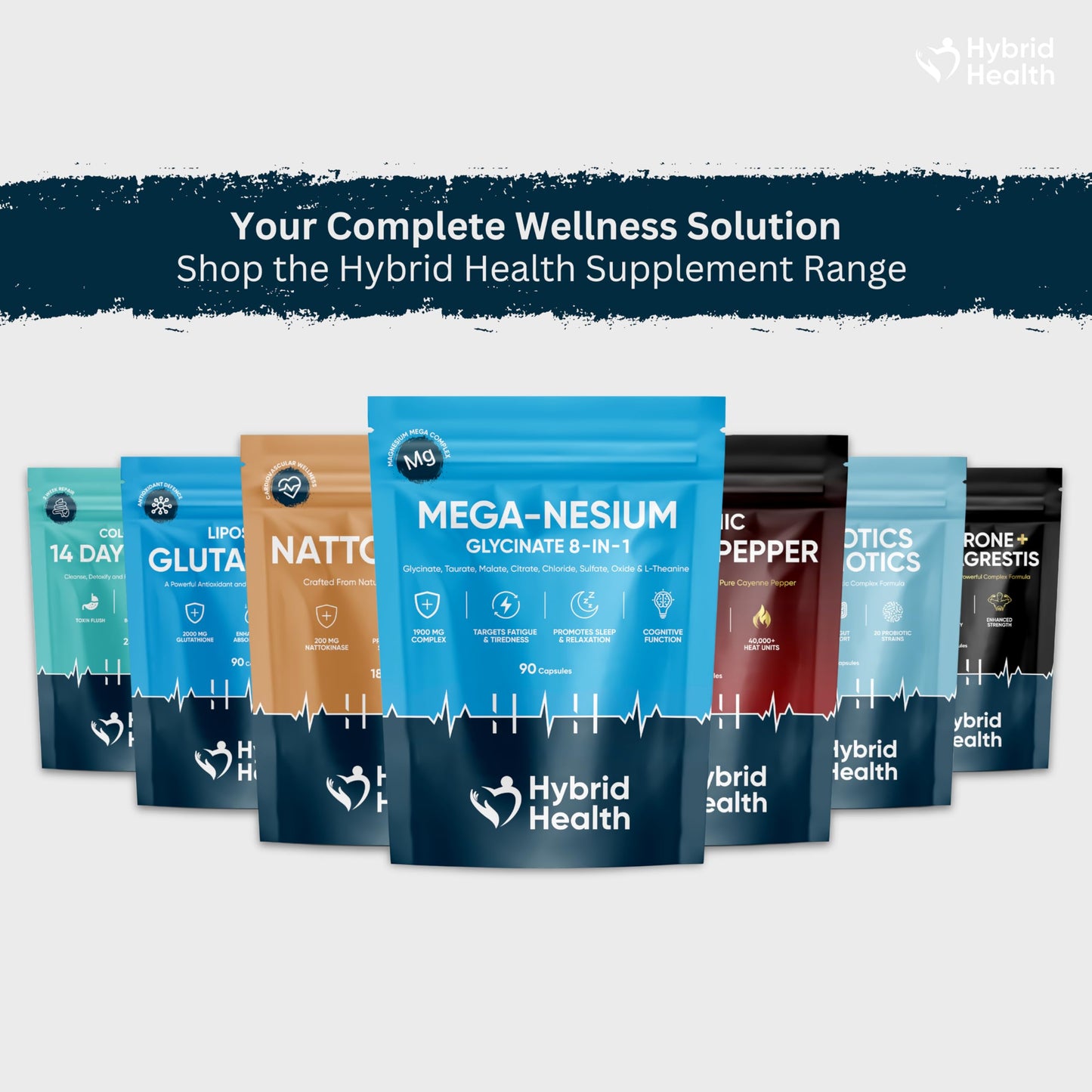 Hybrid Health Probiotics & Prebiotics Complex – 100 Billion CFU, 20 Strains, 120 Vegan Capsules