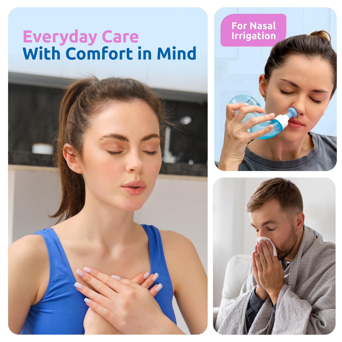 Hydra-Neb 0.9% Saline Solution for Nasal Cleansing & Nebulizers – 50ml