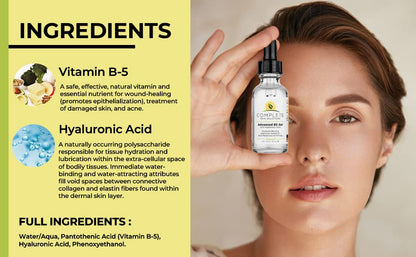 Advanced B5 Gel with Hyaluronic Acid 1 oz - Hydrating Vitamin B5 Serum
