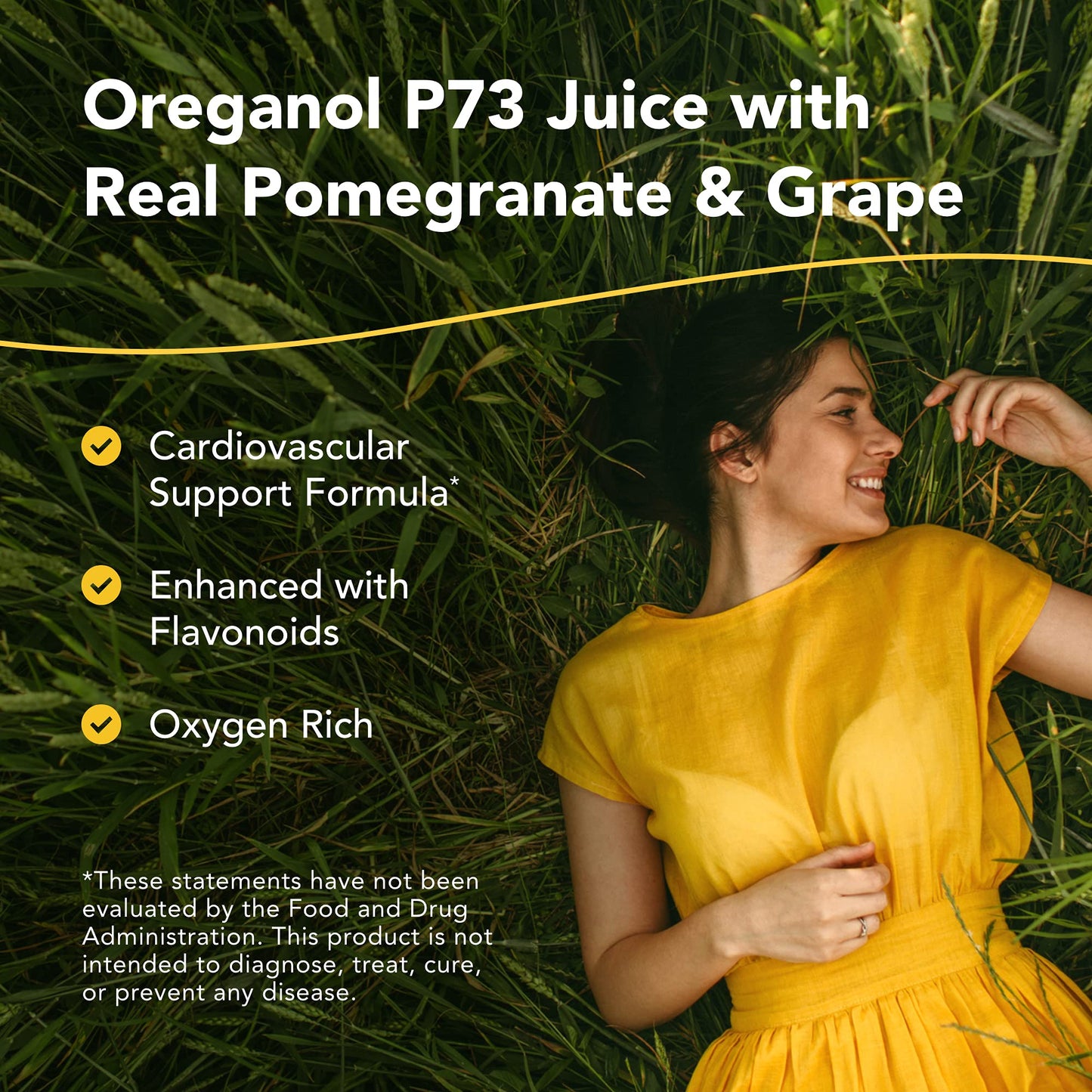Oreganol Juice – 12 fl oz with Pomegranate & Grape | Non-GMO | Cardiovascular Support | North American Herb & Spice
