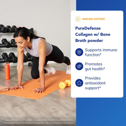 PureEncapsulations PureDefense Collagen with Bone Broth | Immune & Joint Support | 14.1 oz