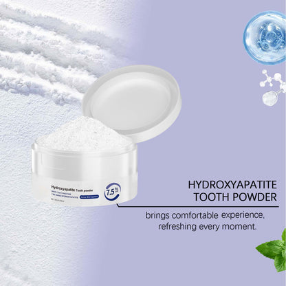 Microcrystalline Hydroxyapatite Powder | 50g Toothpaste for Stain Removal & Fresh Breath
