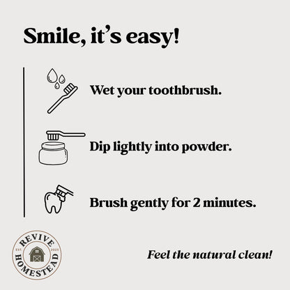 Hydroxyapatite Tooth Powder – Remineralizing, Fluoride-Free Whitening | All-Natural 2 oz Amber Jar with Xylitol (Orange)