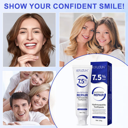 Hydroxyapatite Toothpaste for Enamel Protection & Strengthening | Gentle Mint 4.23 oz