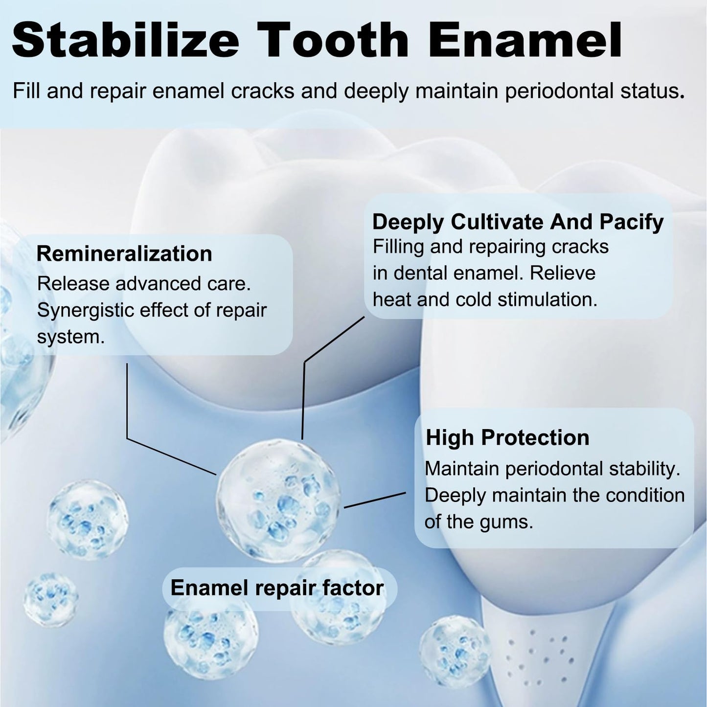 Hydroxyapatite Toothpaste - Deep Cleaning & Advanced Enamel Protection (120g) - Fluoride-Free, Gentle Mint