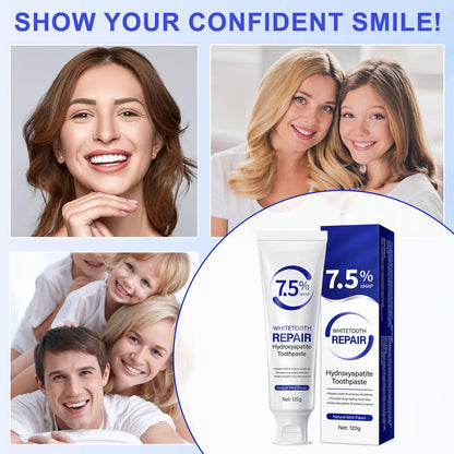 Hydroxyapatite Toothpaste 7.5% – Enamel Protection, Gentle Mint, 120g
