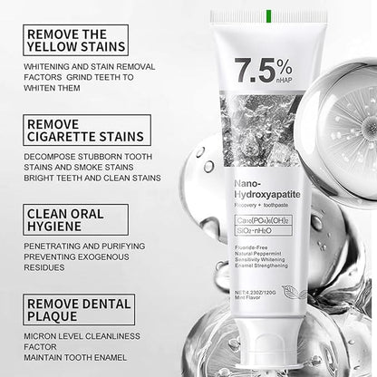 Hydroxyapatite Toothpaste – Deep Cleansing & Enamel Protection | Fresh Mint