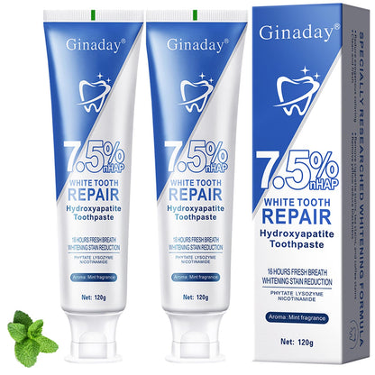 2 Pcs Hydroxyapatite Toothpaste – Fluoride-Free Enamel Protection, Gentle Mint