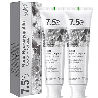 Hydroxyapatite Toothpaste - Enamel Protection, Gentle Formula (2pcs)