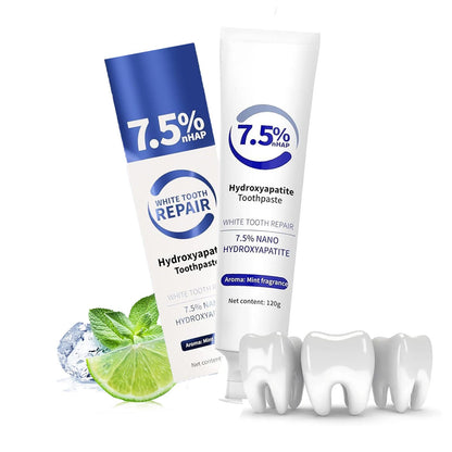 7.5% Hydroxyapatite Toothpaste – Enamel Protection (4.23oz, White)