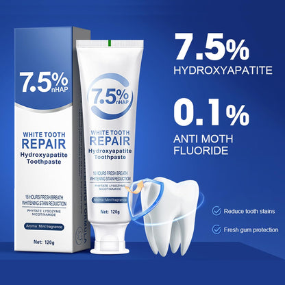 Hydroxyapatite Toothpaste for Enamel Protection & Strengthening | Gentle Mint 4.23oz